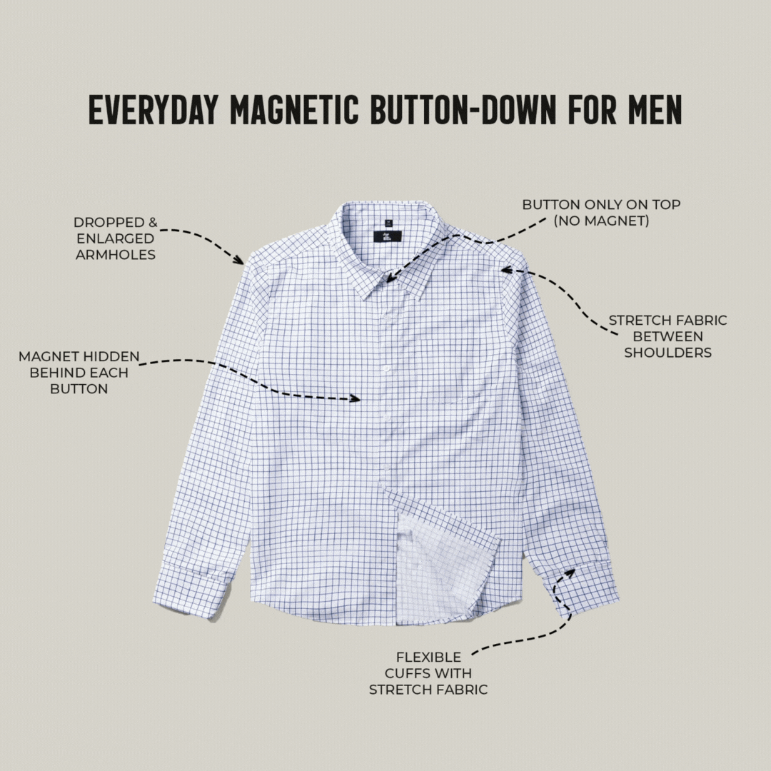 Everyday magnetic Button-Down for Men