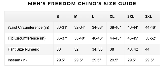 Men’s Freedom Chinos
